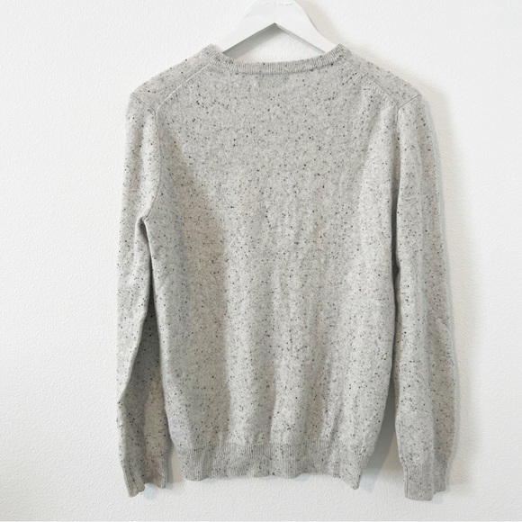 Pure Cashmere NYC x Cafe Leandra Unisex Crew Neck Sweater Fossil Size Small S - Picture 7 of 8